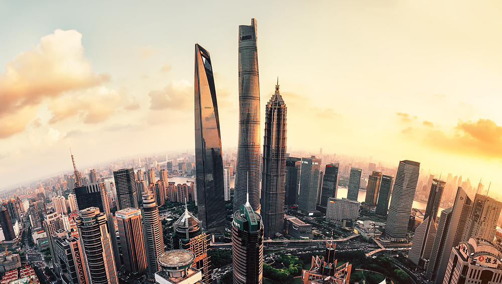 Shanghai city skyline