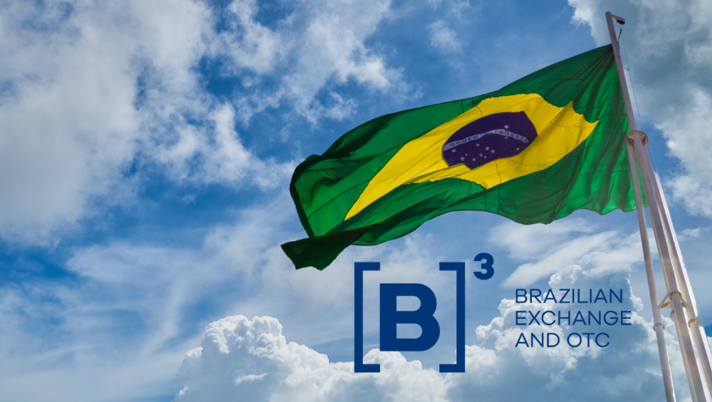 Brazilian flag representing B3 Exchange access by Orient Futures Singapore