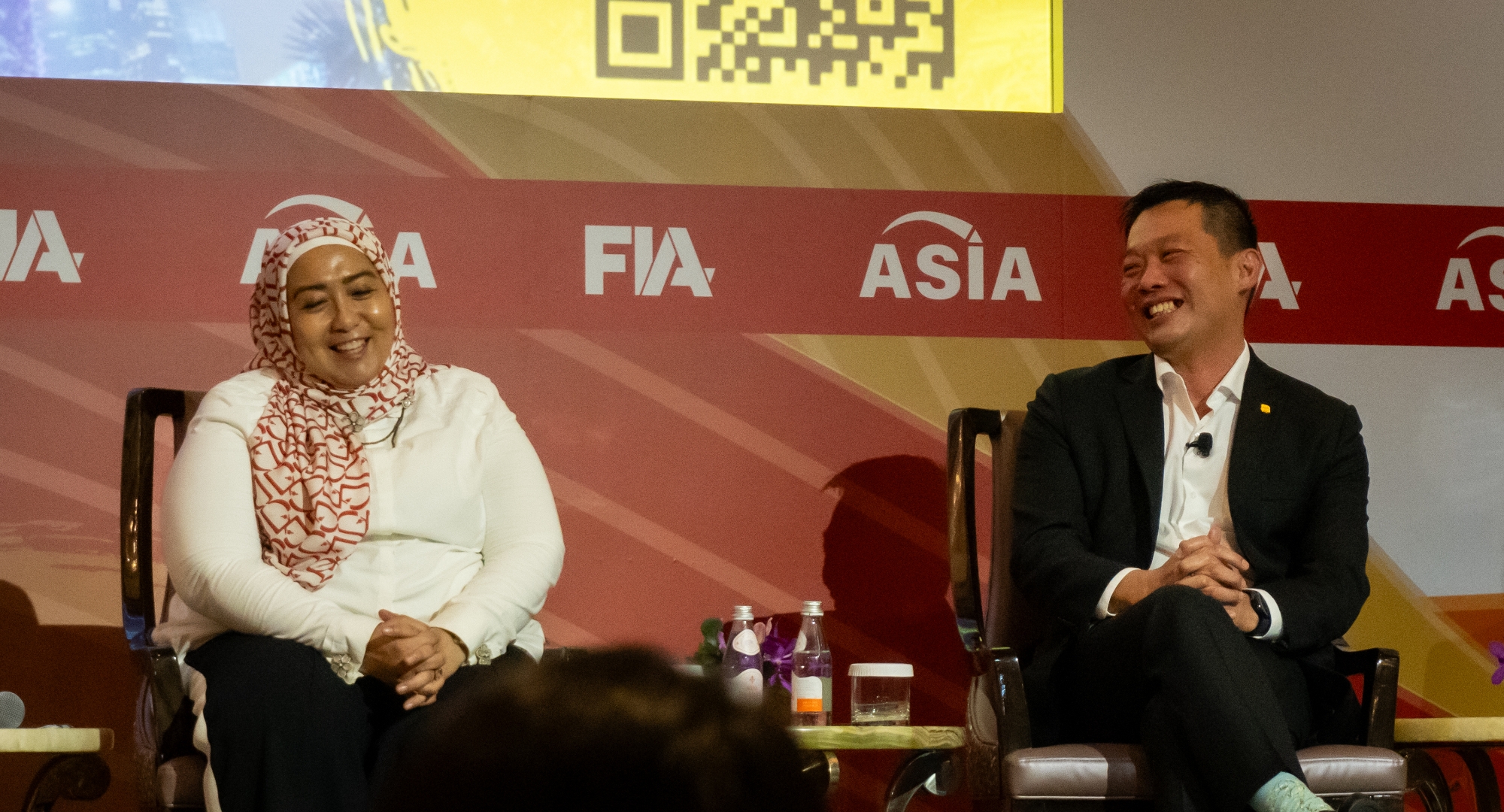 Close-up of Marcus Goi, CEO of Orient Futures Singapore, and panelist at FIA Asia 2024 discussing "Futures for a New Generation of Investors