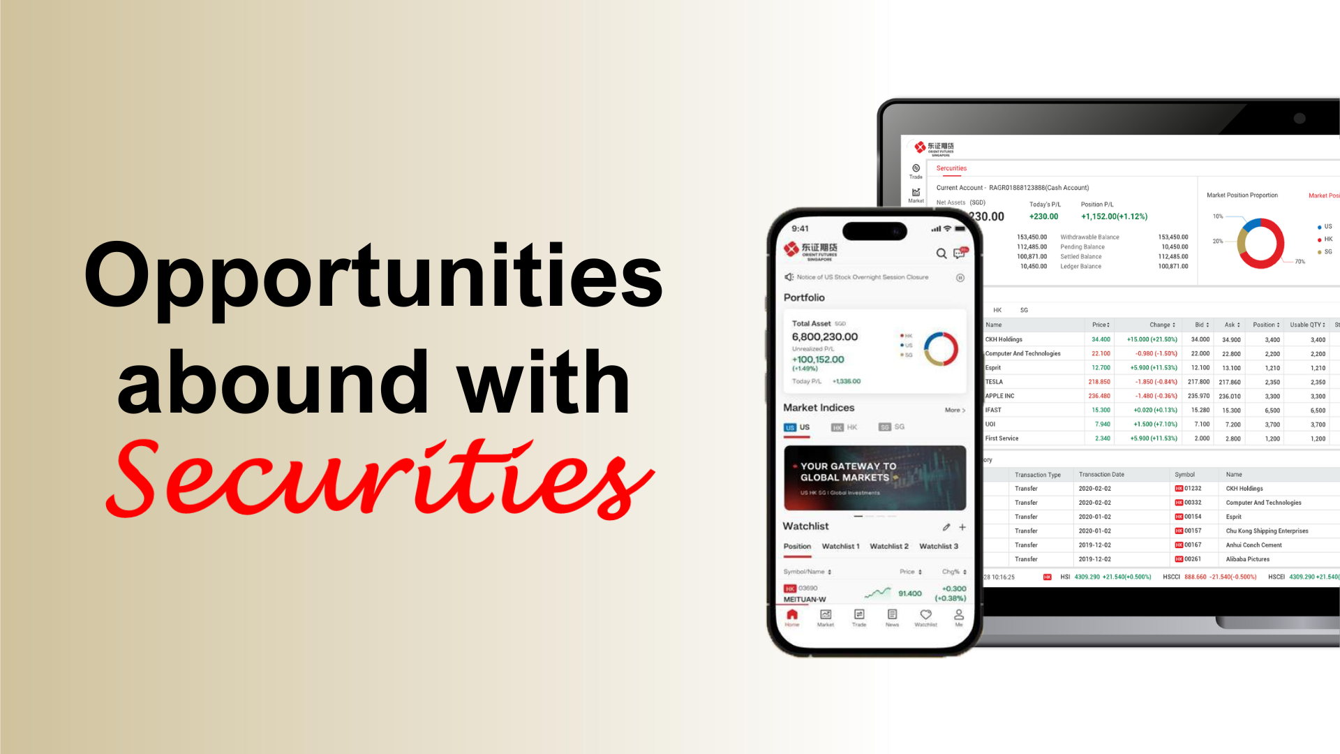 Orient Futures Singapore launches new securities trading platform