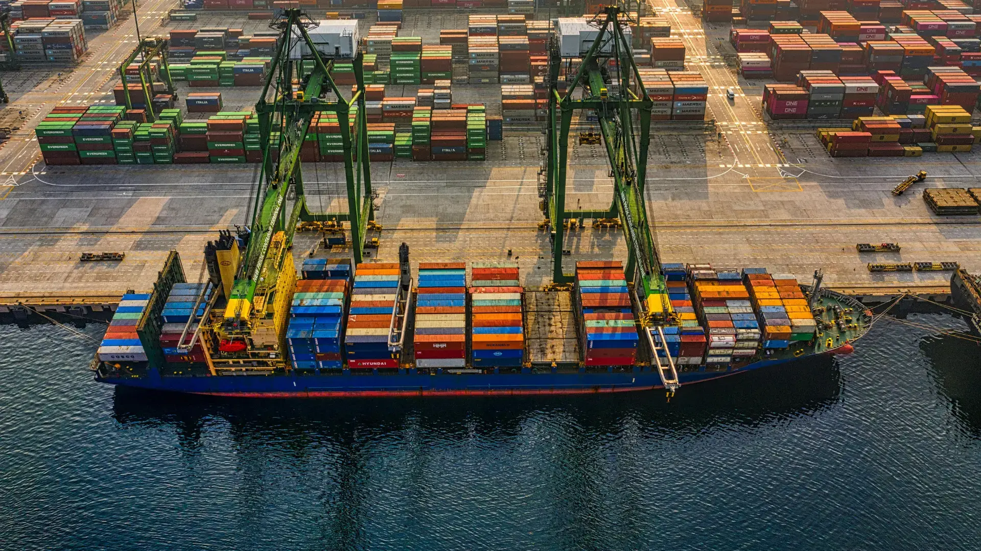 Drone-Shot-of-a-Cargo-Ship-on-Port (1)